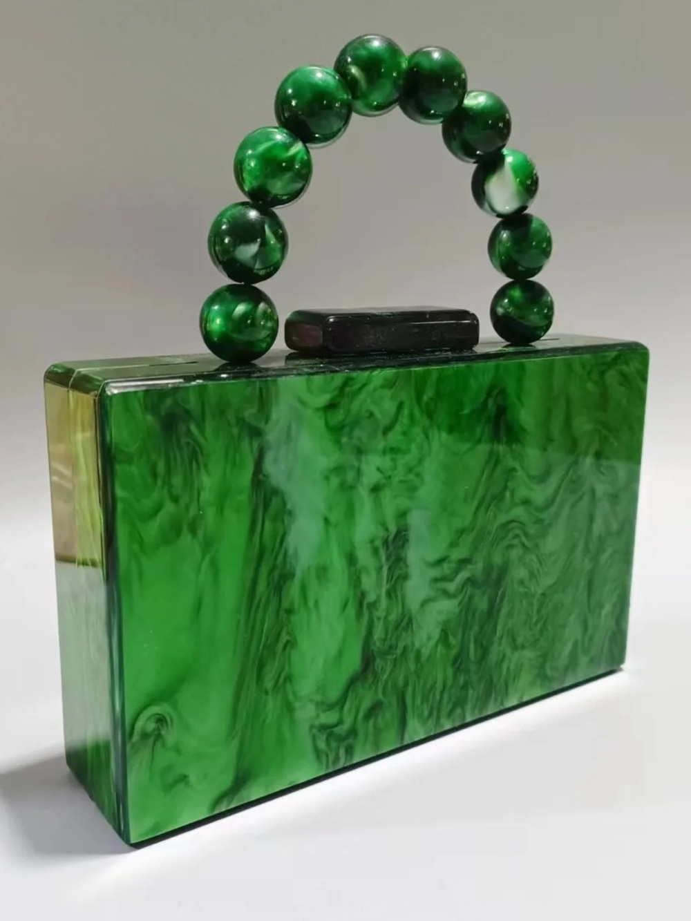 Vintage Style Box Bag Clutch - Picture 1 of 1